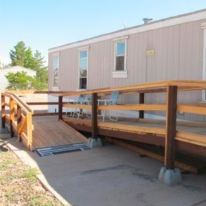 photo of Wooden landing and ramp with turnaround